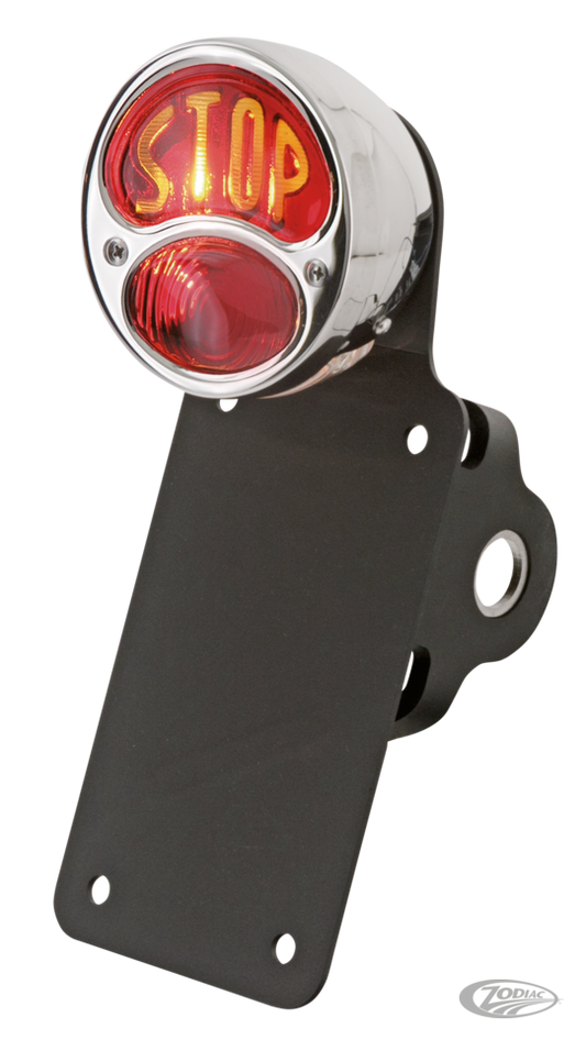 NSC 33 taillight w/lic plate shock mount For Harley-Davidson