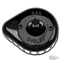 Blk Cover A/Cleaner Mini-Teardrop Stealt For Harley-Davidson