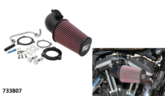 K&N AirCharger intake XL91-up black For Harley-Davidson