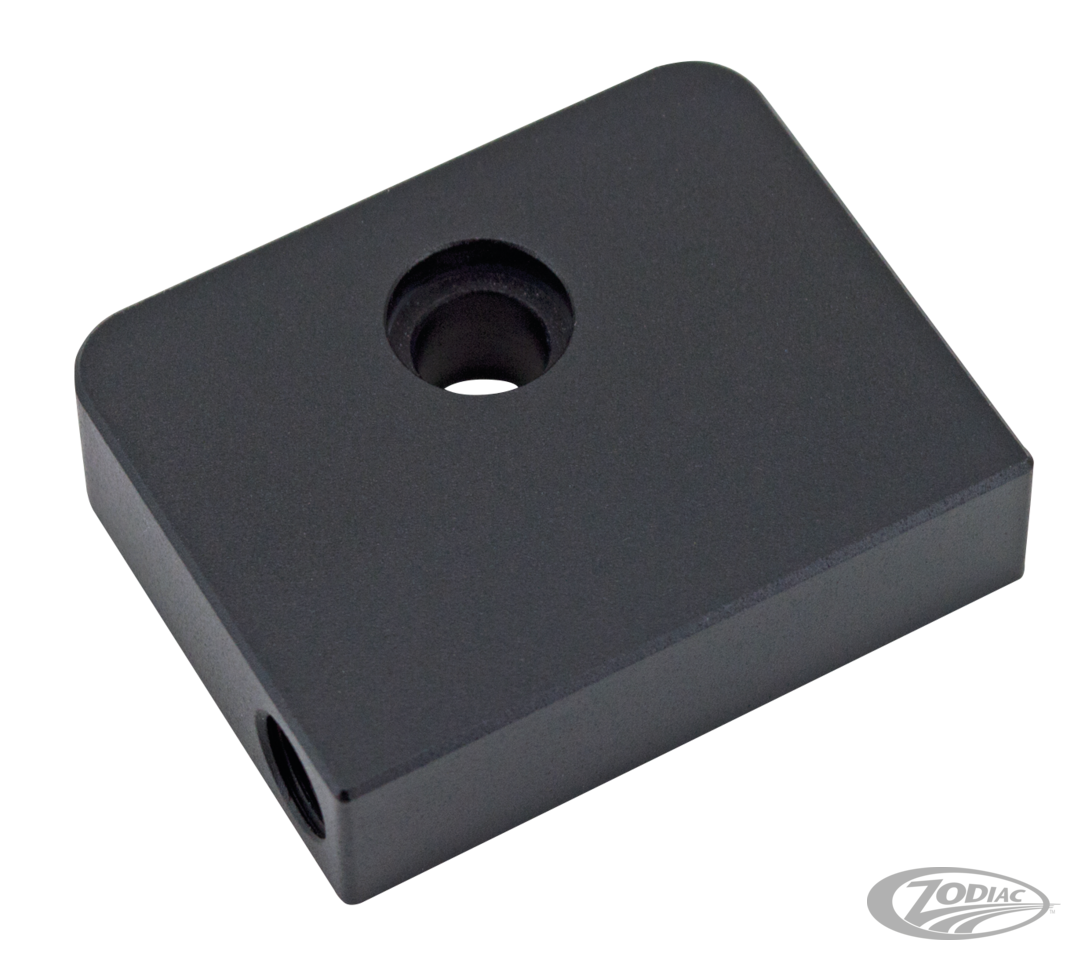 ABS 5-way front brakeline adaptor Black For Harley-Davidson