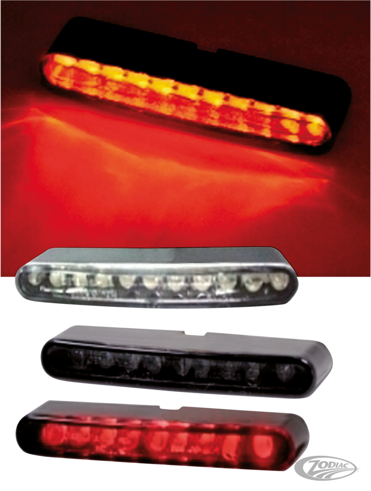 GZP Aurora red lens red LED tail/stoplgh For Harley-Davidson