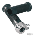 GZP 7/8" Throttle grip set single cab For Harley-Davidson