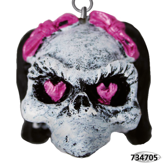 LT 3D key chain girl skull For Harley-Davidson