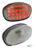 GZP Speed LED taillight w/turnsign.clear For Harley-Davidson