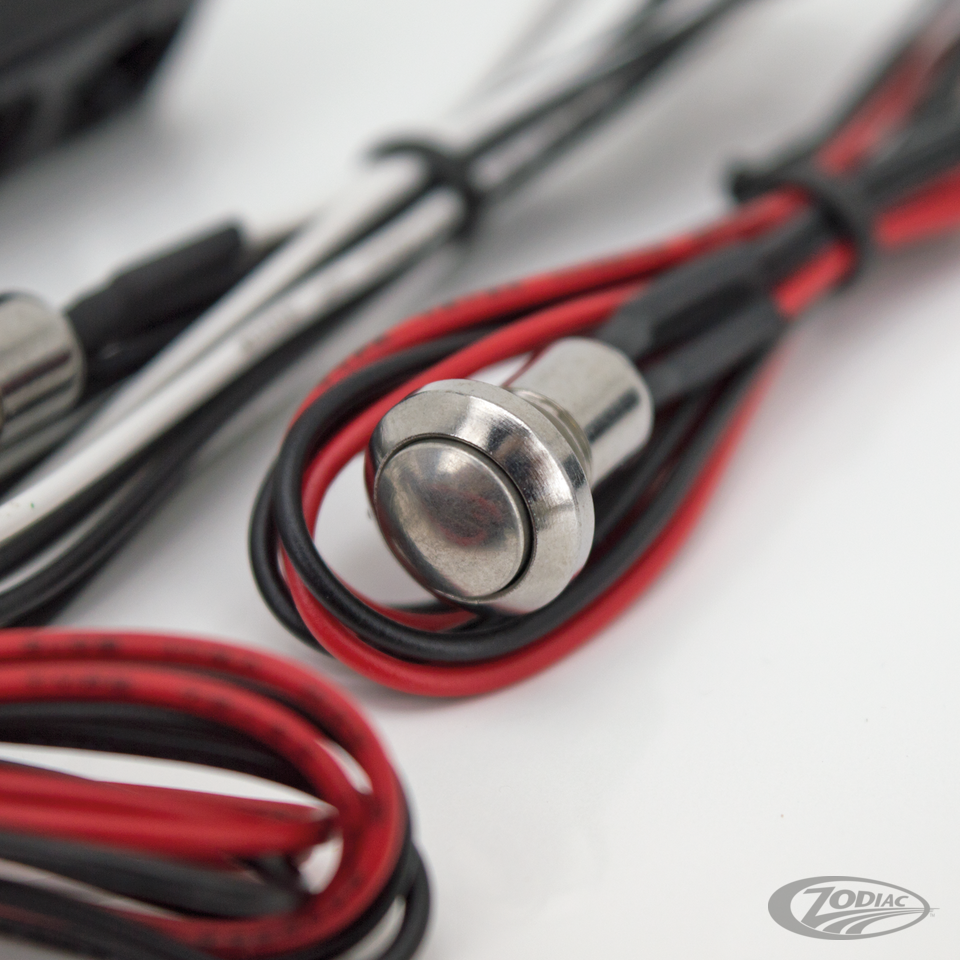 GZP Prime black custom dual switch kit For Harley-Davidson