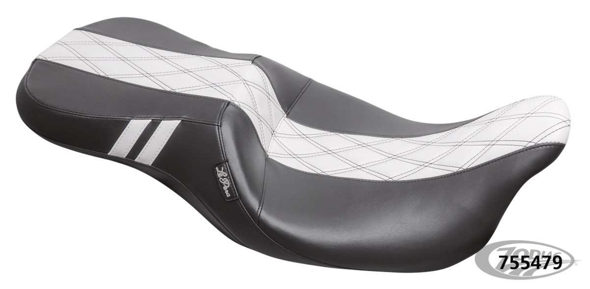 Outcast 2up GT1 white inlay FLH/T08-UP For Harley-Davidson