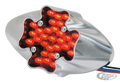 GZP Chrome stepped LED taillight For Harley-Davidson