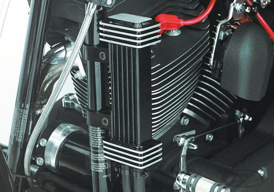 Jagg oilcooler All HD 55-up Black For Harley-Davidson