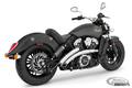 Freedom radical radius Scout14UP Chr/Blk For Harley-Davidson