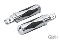 GZP Diamond foot pegs,pass. female For Harley-Davidson