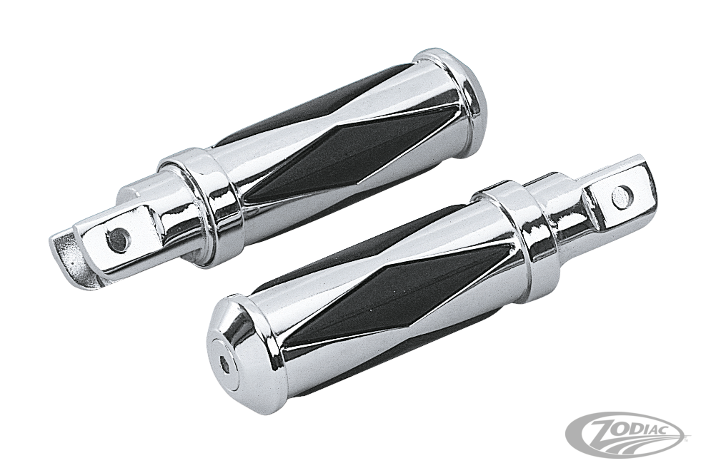 GZP Diamond foot pegs,pass. female For Harley-Davidson