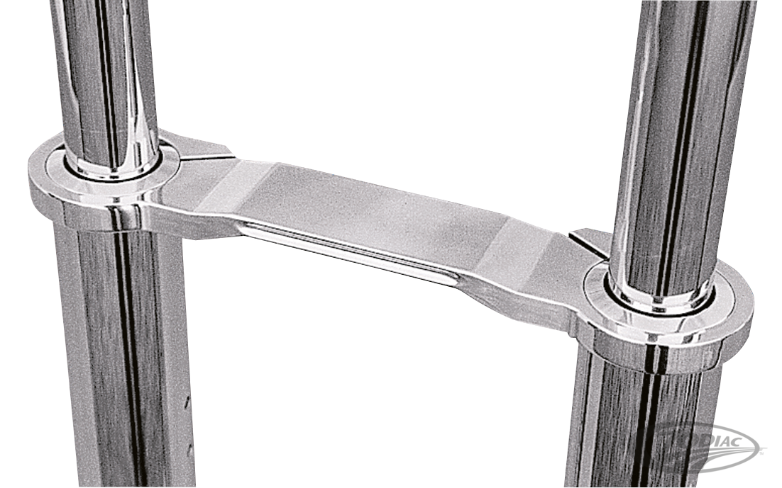 Tweek bar 1 piece polished For Harley-Davidson