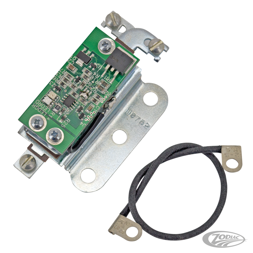 Elec. regulator 6V/2-brush relay style For Harley-Davidson