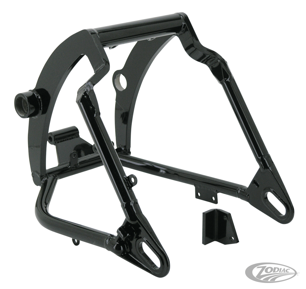Black F*ST08-up Swingarm 230/250 tyres For Harley-Davidson