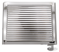 Chr Battery cover ribbed FL65-69 For Harley-Davidson