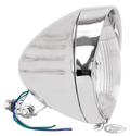 GZP Grooved 6 1/2" headlight H4 12V 60/5 For Harley-Davidson