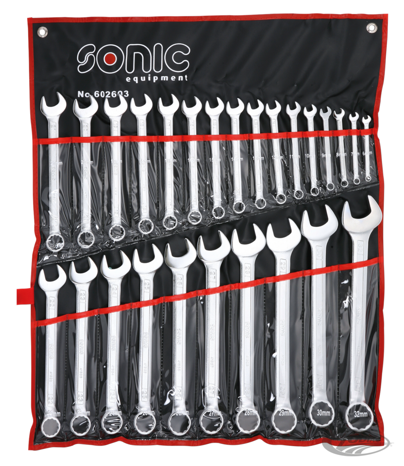 Combination wrench pouch metric 26pcs For Harley-Davidson