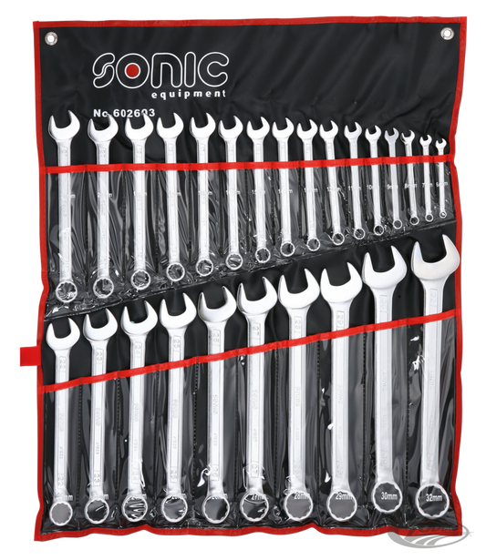 Combination wrench pouch metric 26pcs For Harley-Davidson