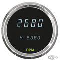 Round Digital Tachometer 3-3/8" For Harley-Davidson