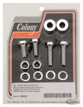 Colony Oil tank mounting kit Chr For Harley-Davidson