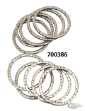 10pck exhaust gskt 84-17 compressed wire For Harley-Davidson