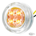 GZP Mini round marker amber LED & clear For Harley-Davidson