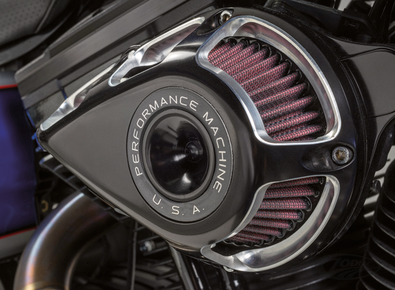 PM Jet aircleaner contr.cut XL91-UP For Harley-Davidson