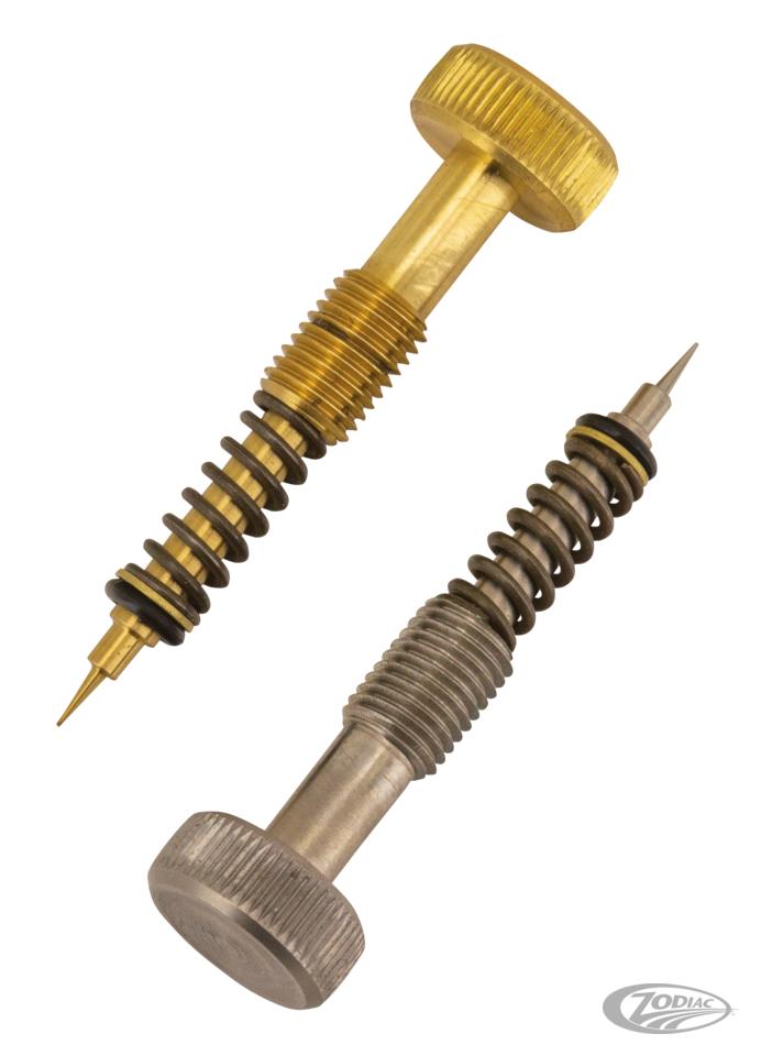 brass idle mixture screw all cv carbs For Harley-Davidson