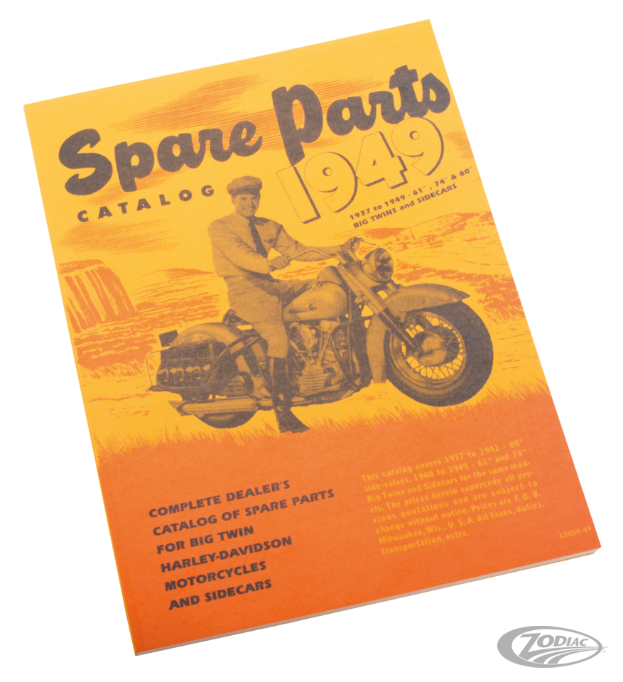 Catalog spare parts, 1937-49 EL/FL/UL For Harley-Davidson