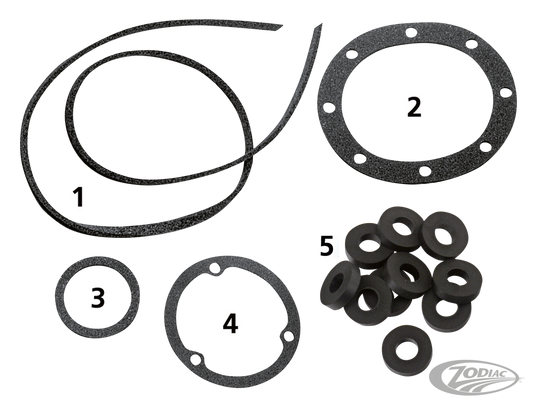 Primary gasket kit 36-64 U/E/FL types For Harley-Davidson