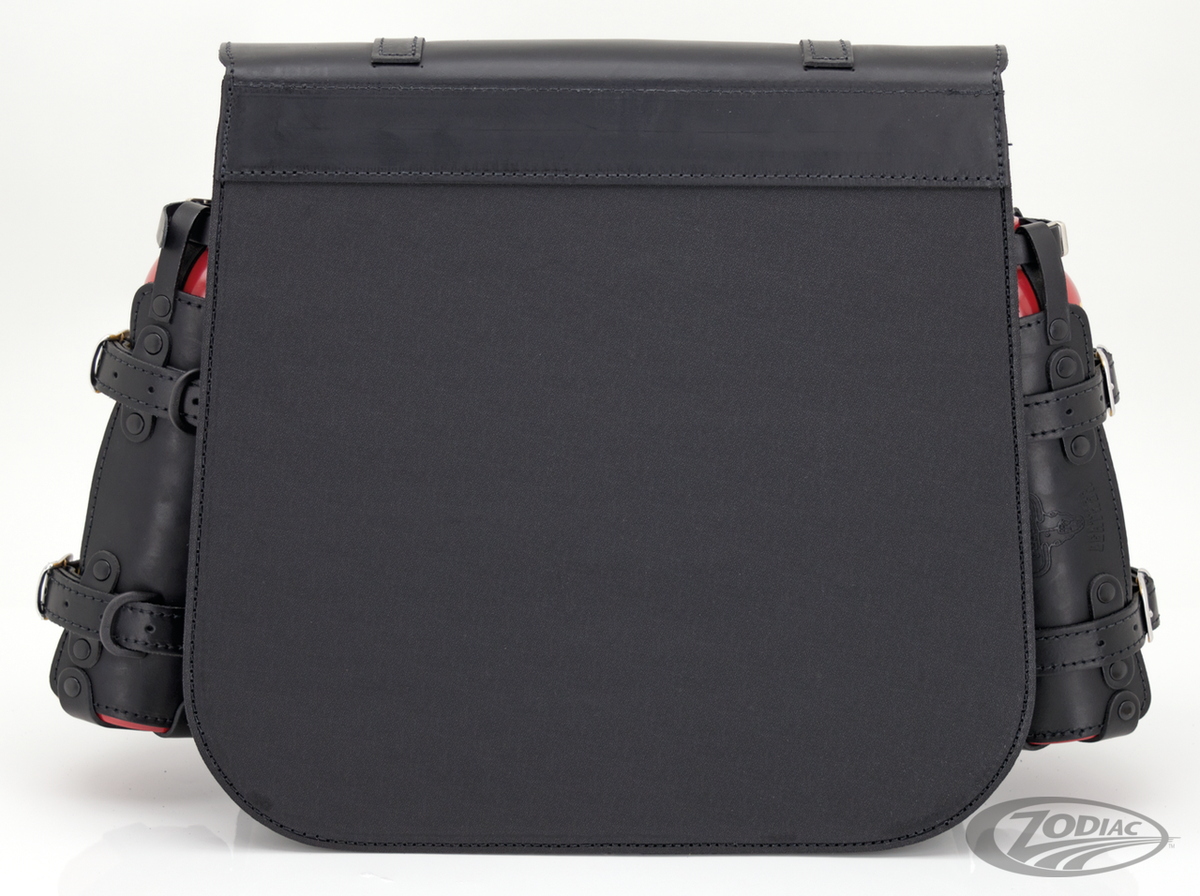 Texas Lthr F*ST84-17 32l bag w/2 fuelcan For Harley-Davidson