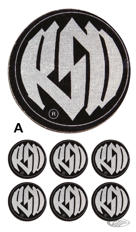 RSD BADGE KIT CONTRAST CUT BADGE W/ LOGO For Harley-Davidson