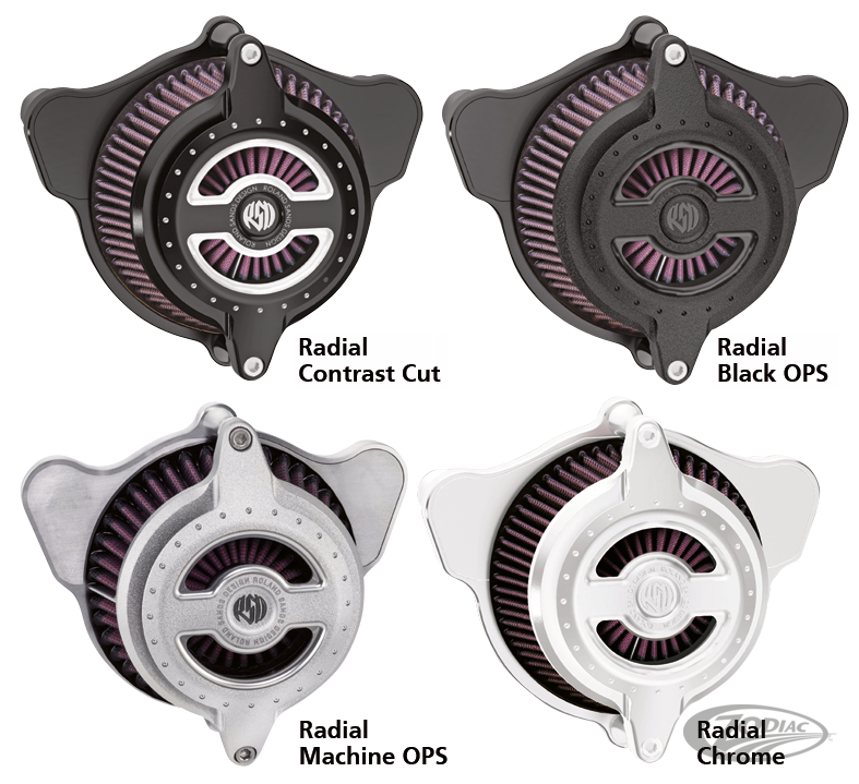 RSD BLUNT AIR CLEANER RADIAL XL91-UP For Harley-Davidson