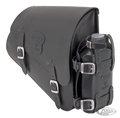 Texas Leather XL04-13 bag w/oil can hold For Harley-Davidson