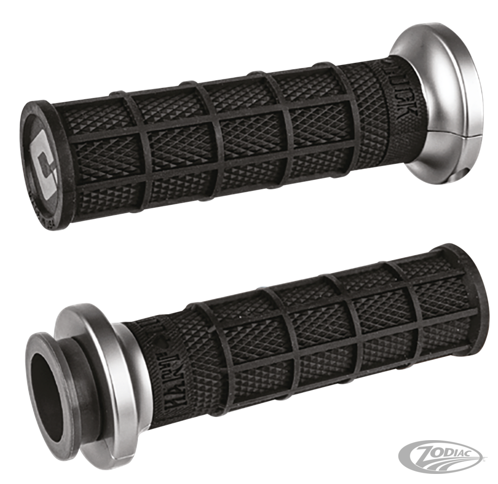 Hart Luck lock-on TBW grip Blk/gra/gra For Harley-Davidson