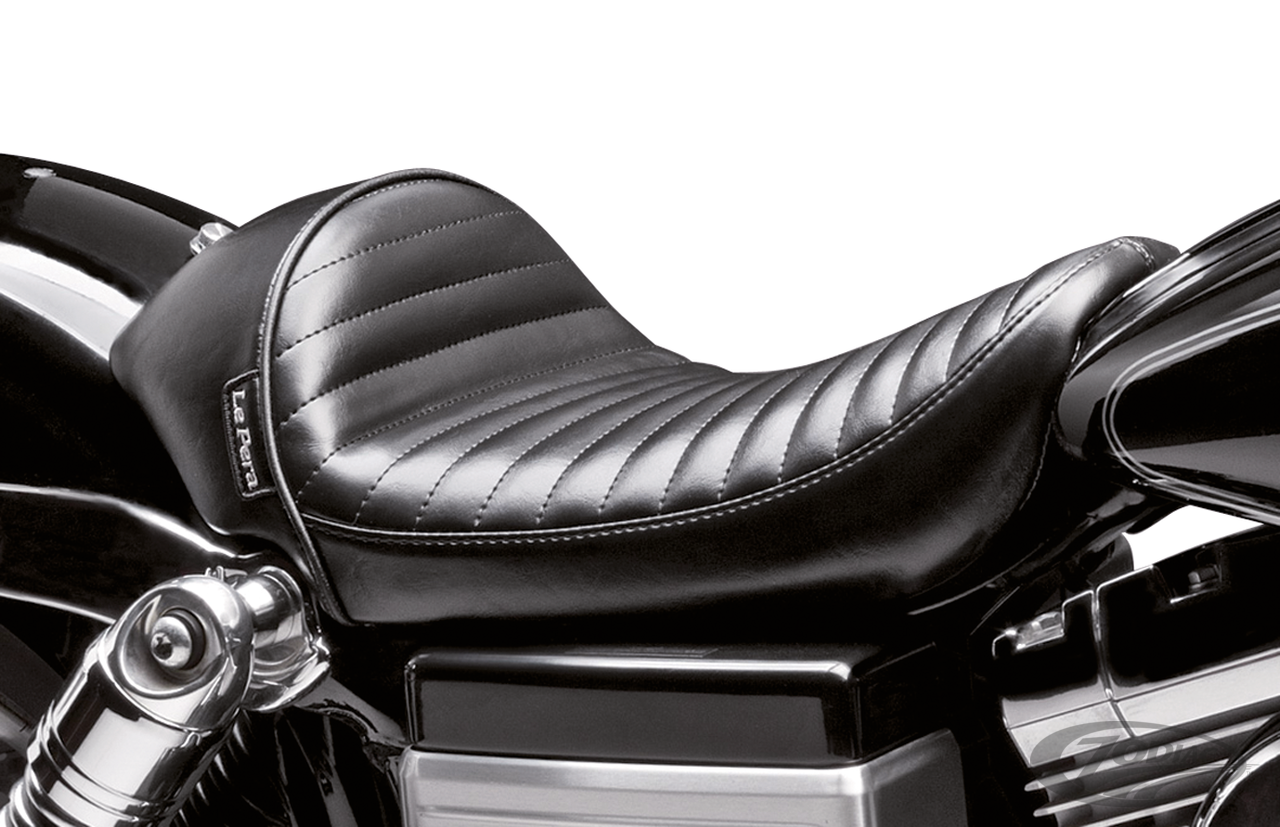 LePera Stubs Cafe FXD06-17 pleated seat For Harley-Davidson