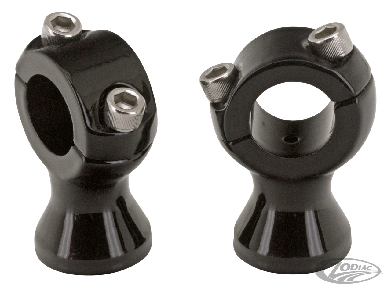 Black Speedfreak riser set For Harley-Davidson