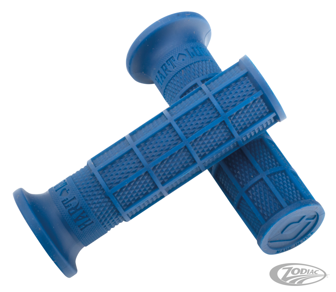 Hart Luck full waffle grips Dark Blue For Harley-Davidson