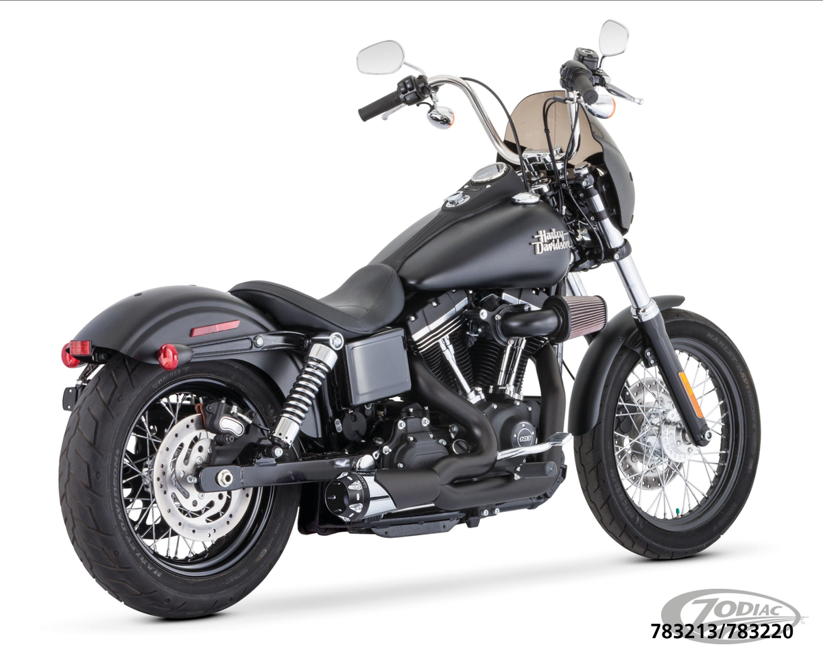 US OUTLAW LOW 2-1 COMBO BLK FXD07-17 For Harley-Davidson