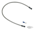 Oil sending switch Braided harness cover For Harley-Davidson