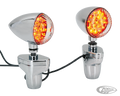 GZP Hi-point LED turnsignals FL mount E- For Harley-Davidson