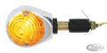 GZP Chrome Ox-Eye turn signal with E-len For Harley-Davidson