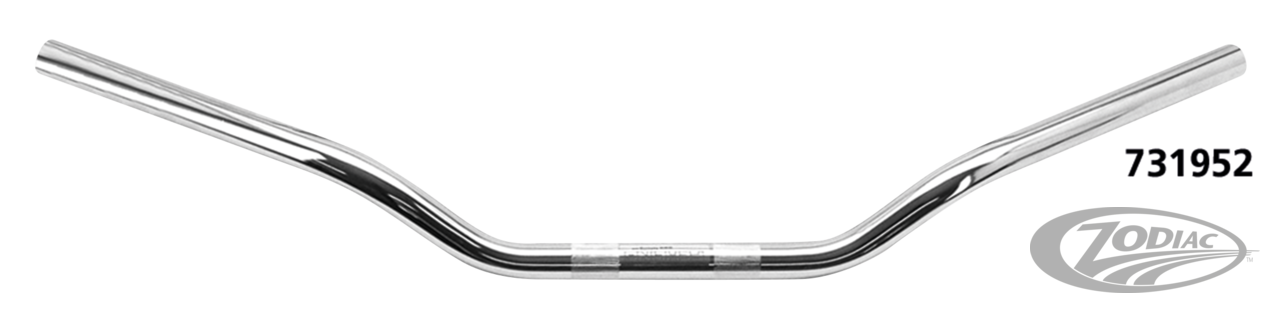 Beach bar 1" w/dimples 1982up For Harley-Davidson