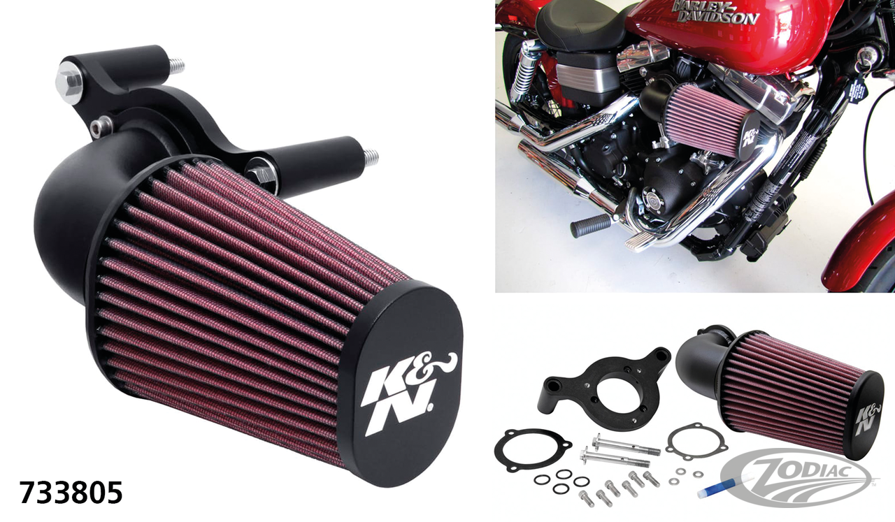 K&N air filter element f/733854 For Harley-Davidson