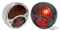 GZP Chrome Duet (Ford) style tailligh For Harley-Davidson
