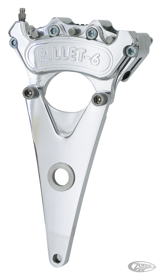 Billet 6 caliper + Y-bracket 11.5" For Harley-Davidson