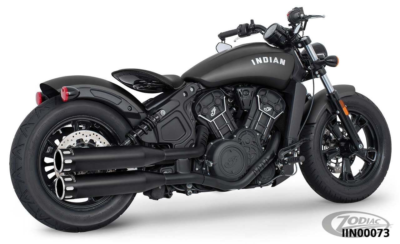 Freedom Eagle mufflers blk/blk Scout14up For Harley-Davidson