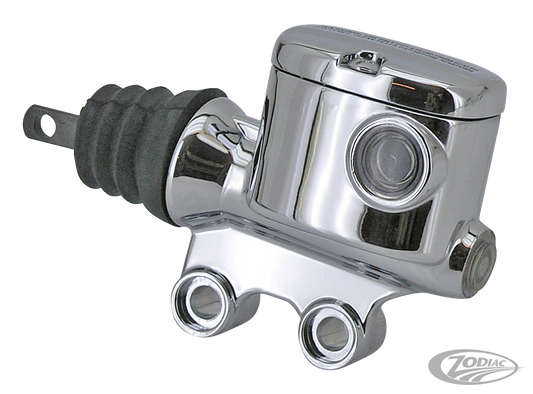 GZP Chrome rear master cylinder FLH/T08- For Harley-Davidson