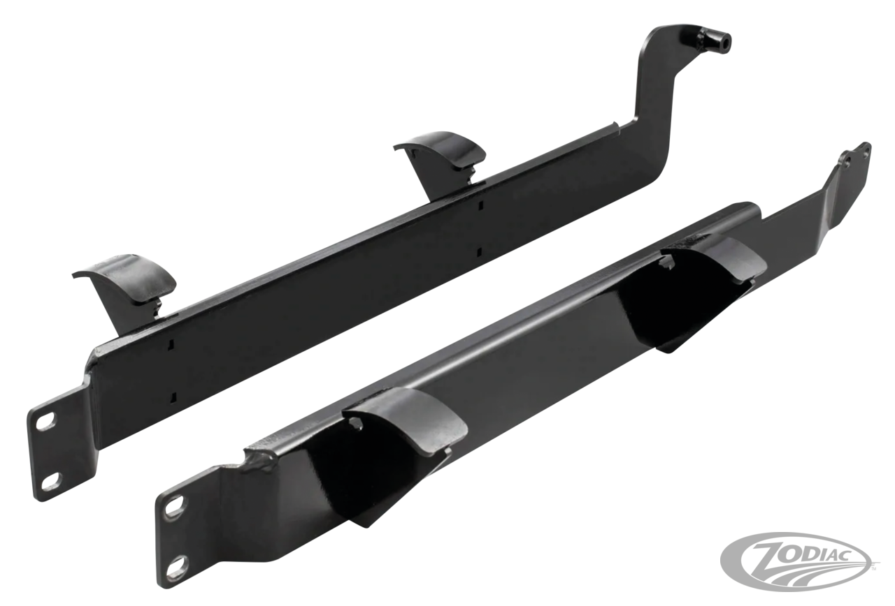 SADDLEBAG BRACKETS L+R BLK CHAL20-up For Harley-Davidson