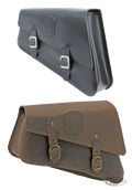 Texas Leather Sportster bag Black For Harley-Davidson